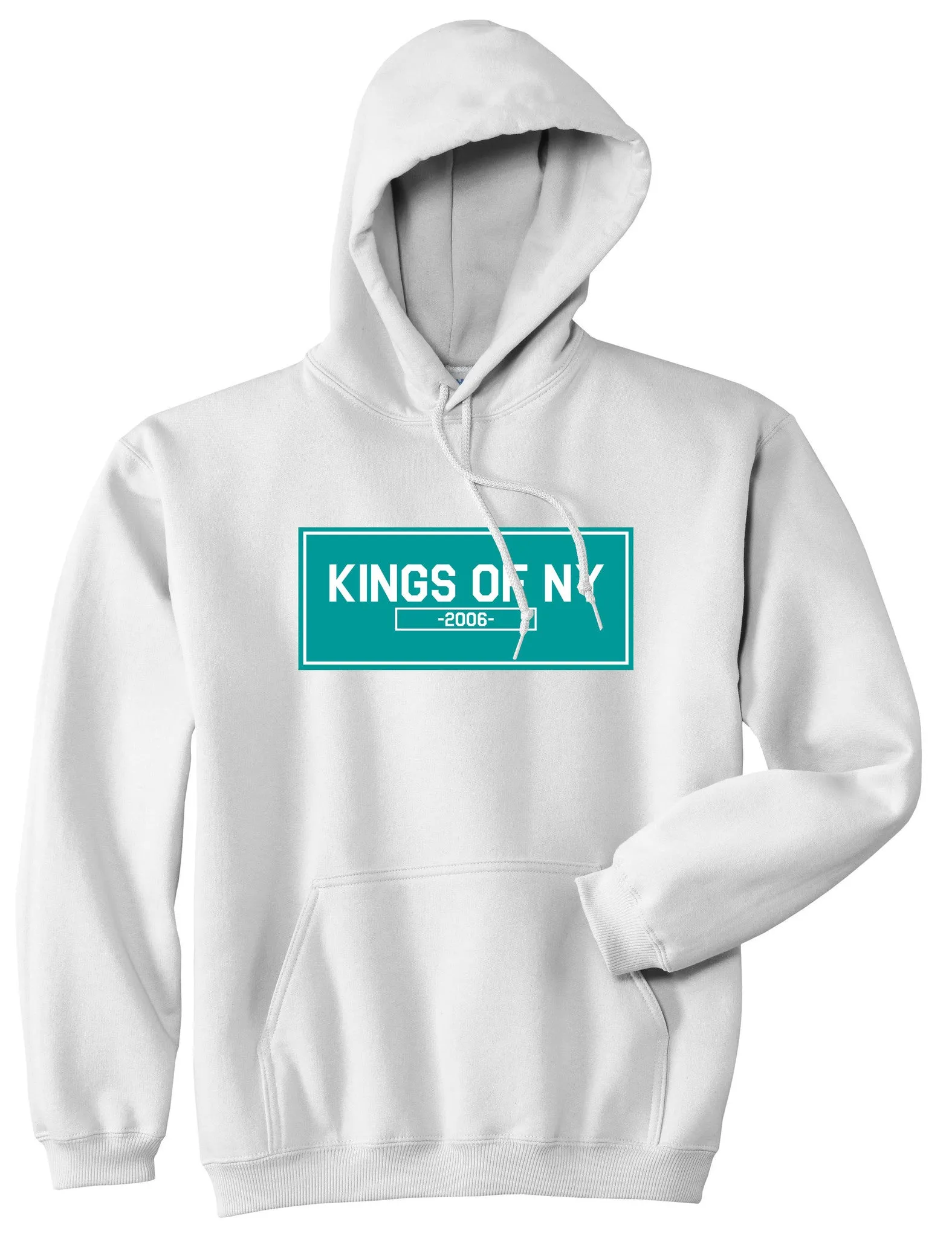 Kings Of NY 2006 FALL15 Blue Logo Boys Kids Pullover Hoodie Hoody