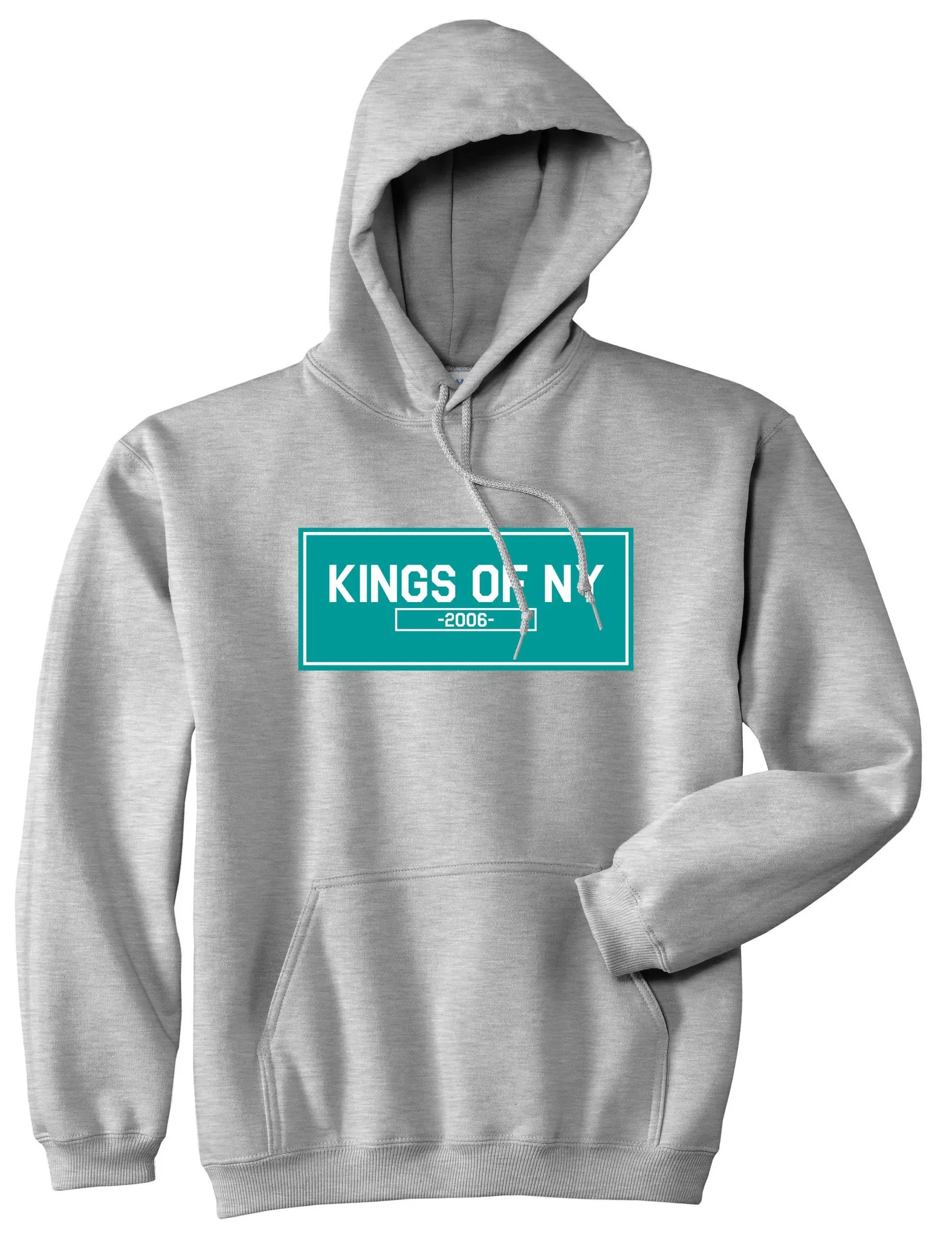 Kings Of NY 2006 FALL15 Blue Logo Boys Kids Pullover Hoodie Hoody
