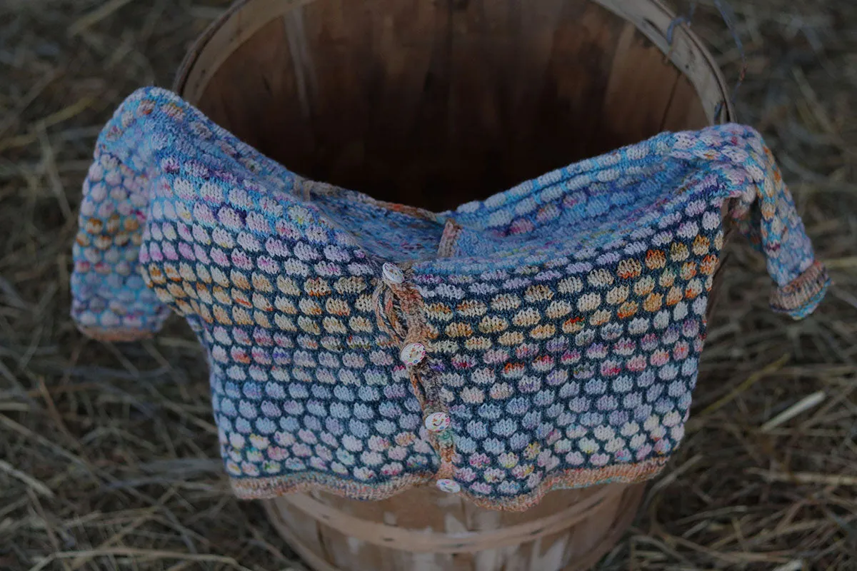 Koigu Pencil Box Collection 3.0 Patterns - Baby Bubble Cardigan - PDF Download
