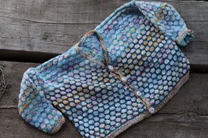 Koigu Pencil Box Collection 3.0 Patterns - Baby Bubble Cardigan - PDF Download