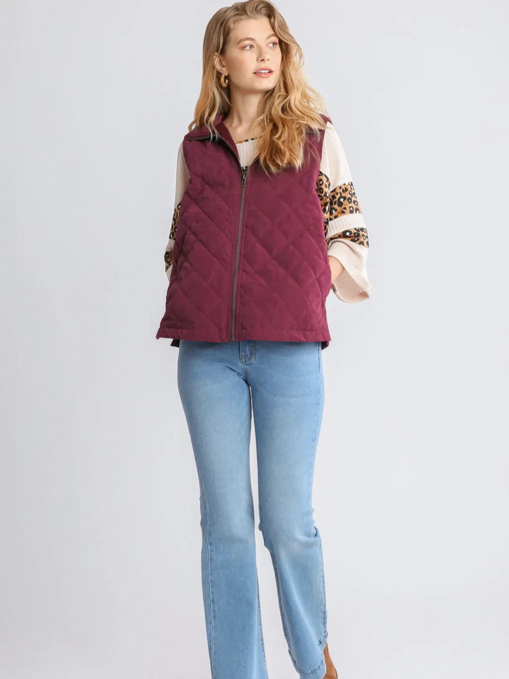 Lena Vest - Mulberry