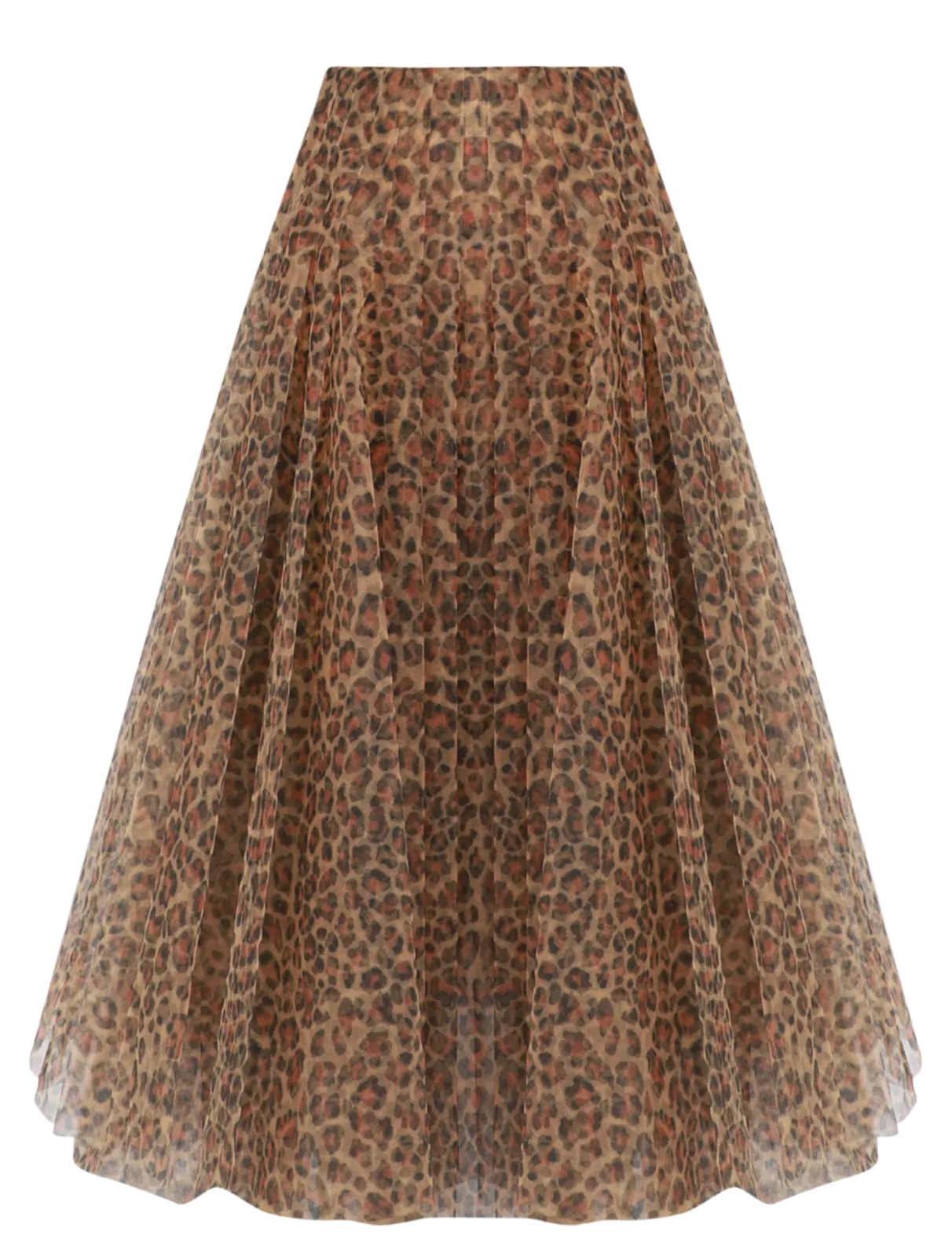 Leopard Tulle Darian Skirt