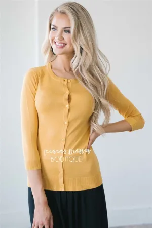 Light Weight 3/4 Sleeve Cardigan
