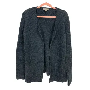 LOFT Grey Open Front Cardigan- Size M