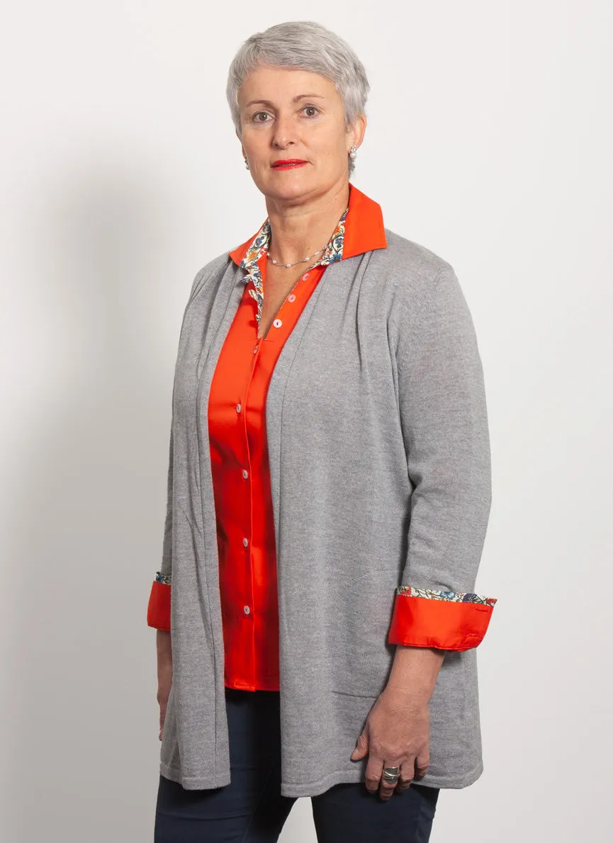 Longline Cardigan with pockets