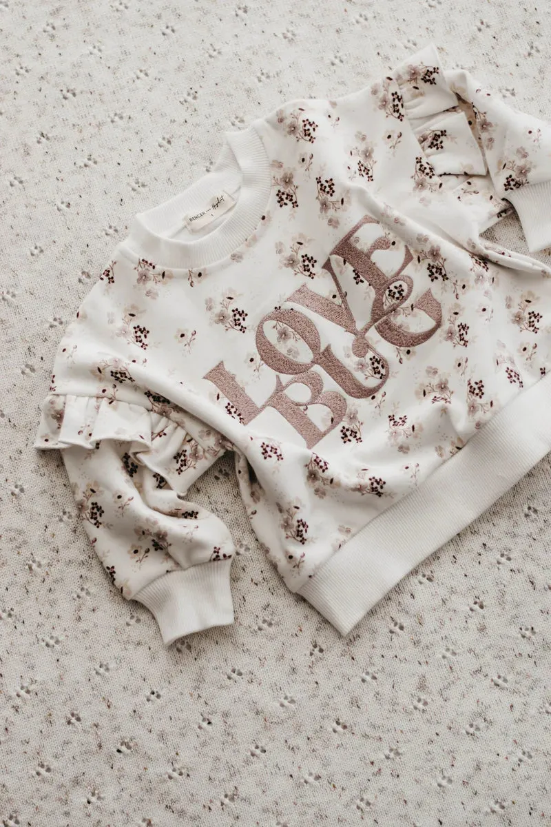 Love Bug Fleece Jumper | Posy Frill