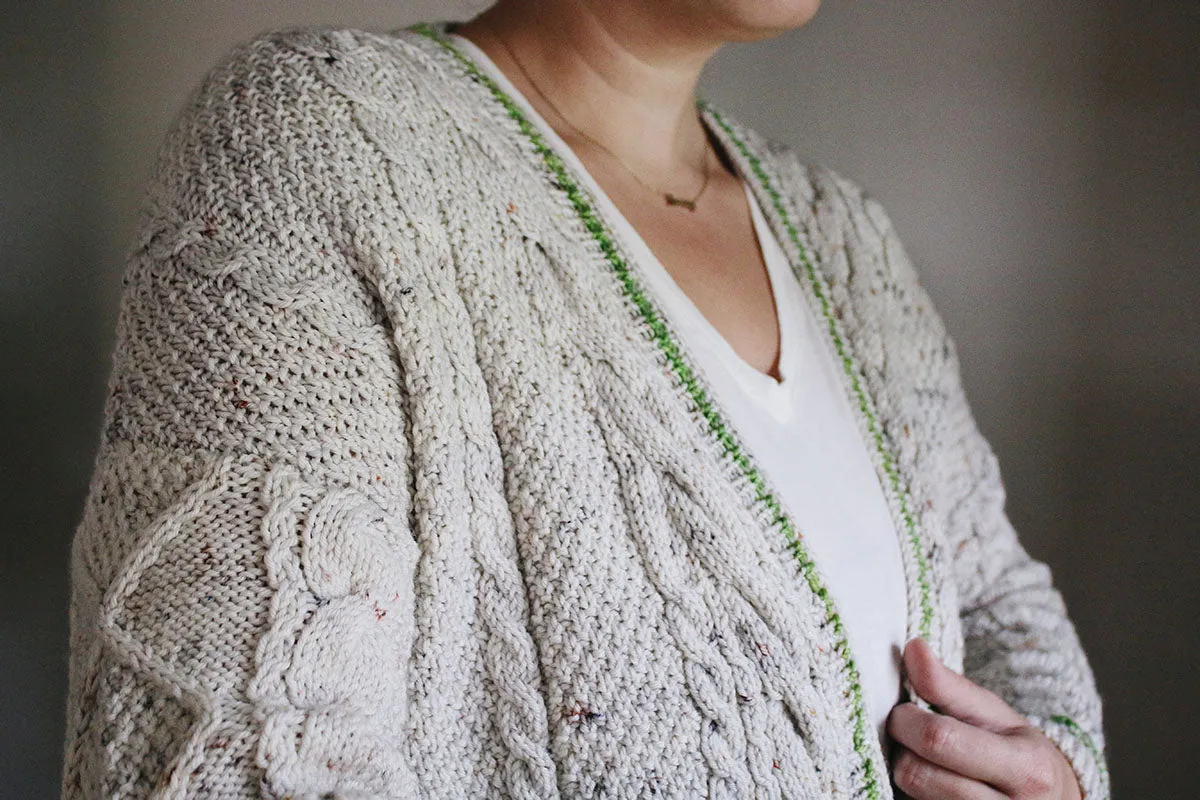 Madelinetosh Tosh Patterns - Folklore Cardigan - PDF Download