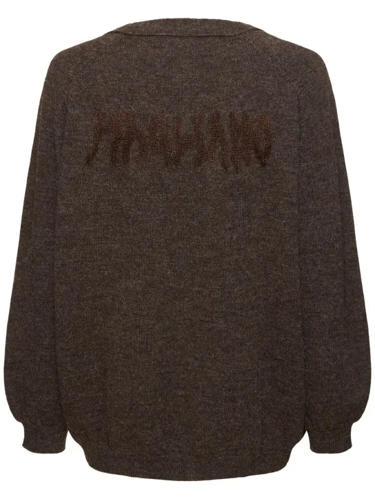 Magliano   Grampa logo wool cardigan 