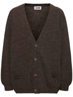 Magliano   Grampa logo wool cardigan 