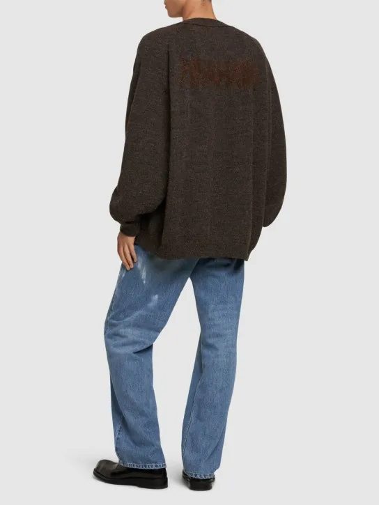 Magliano   Grampa logo wool cardigan 