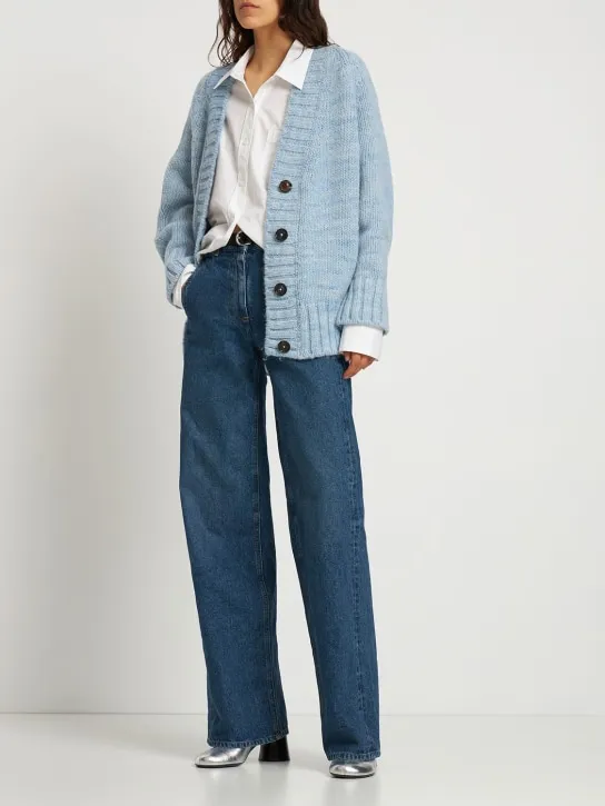 Maison Margiela   Alpaca blend knit cardigan 