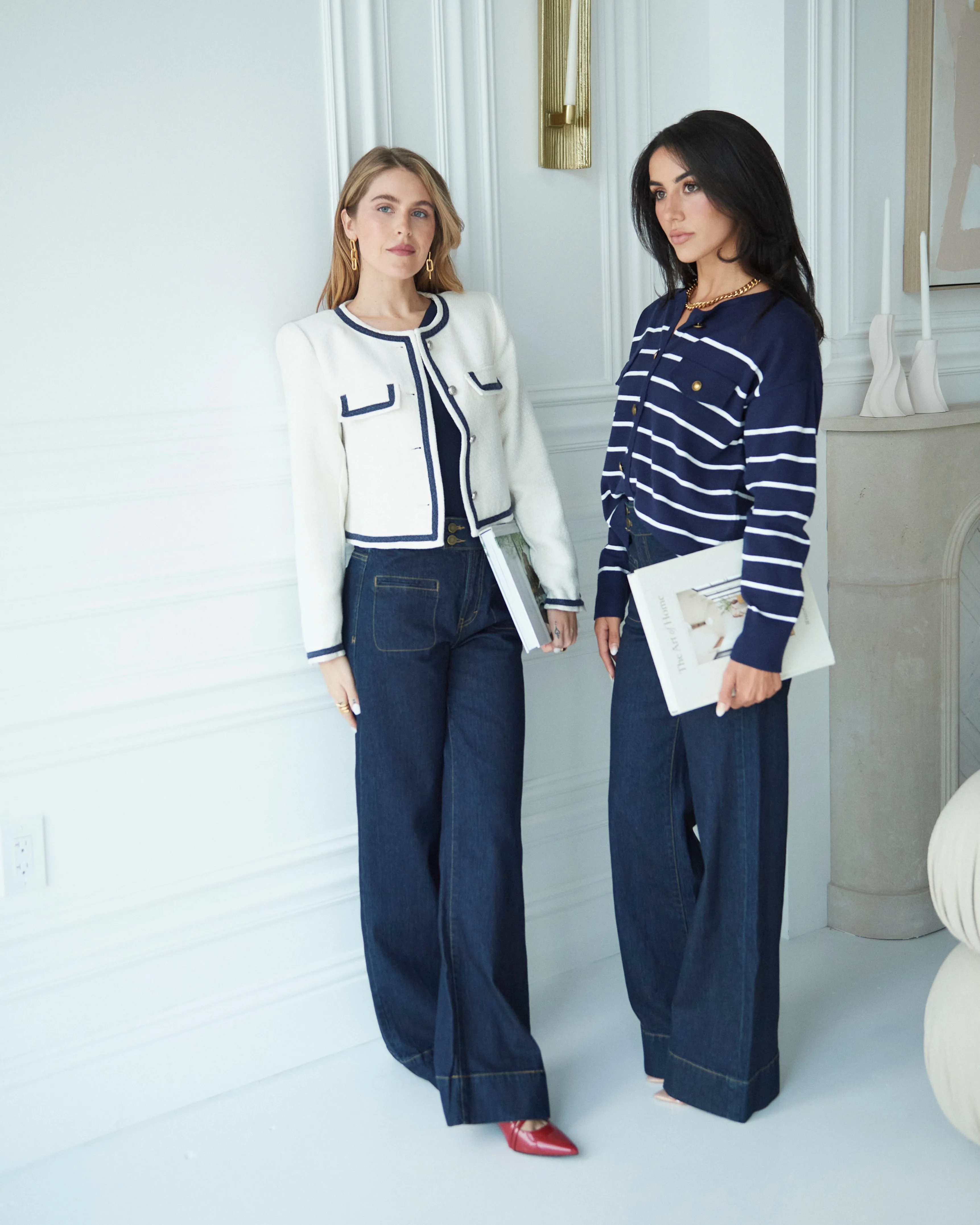 Marine Stripe Cardigan
