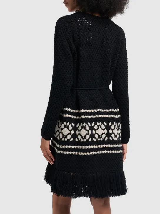Max Mara   Orione wool &amp; cashmere knit cardigan 