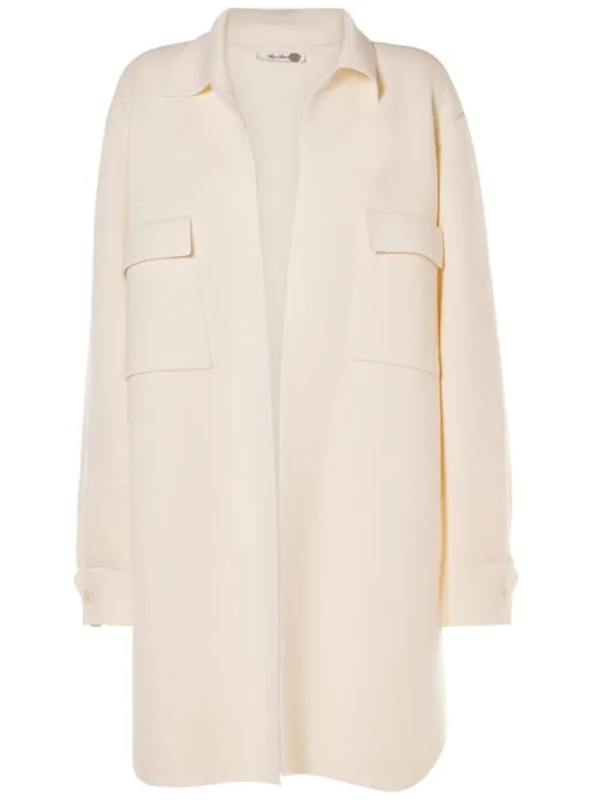 Max Mara   Oversize wool knit cardigan 