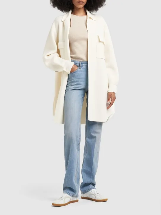 Max Mara   Oversize wool knit cardigan 