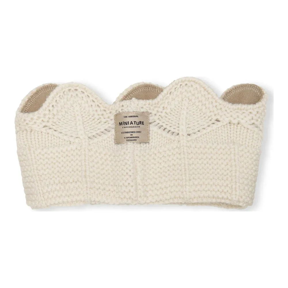 MINI A TURE MATCINNI Fleece Lined Headband - Angora Cream