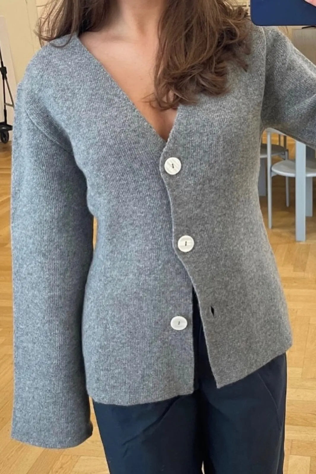 Modström - Klaytonmd Cardigan 57908 - 7087 - Grey Melange