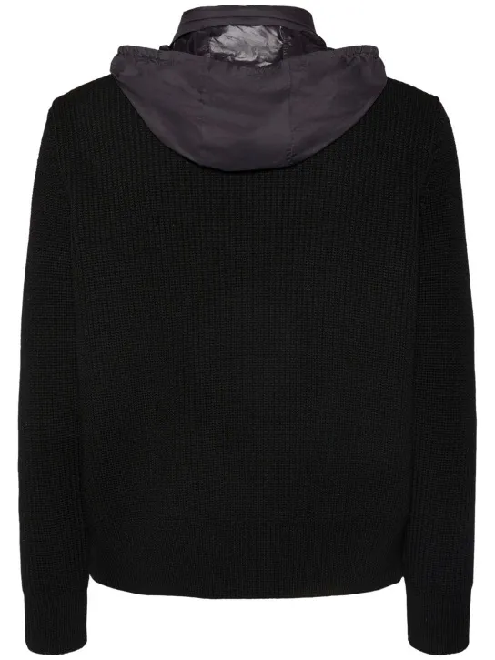 Moncler   Virgin wool down cardigan 
