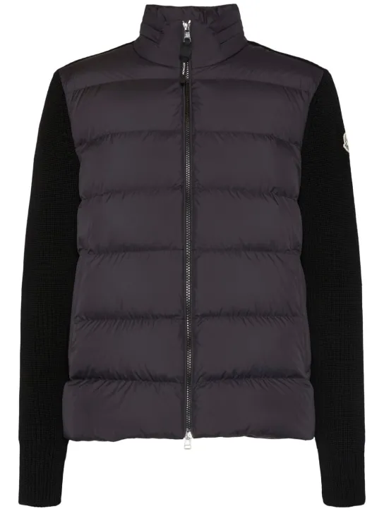 Moncler   Virgin wool down cardigan 