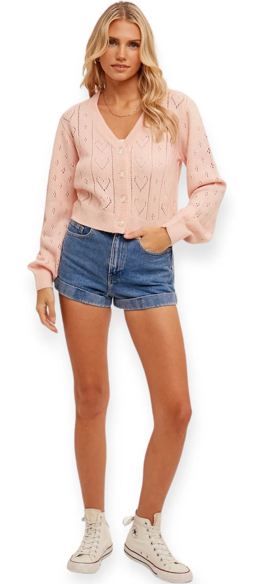 My Valentine Button Down Cardigan
