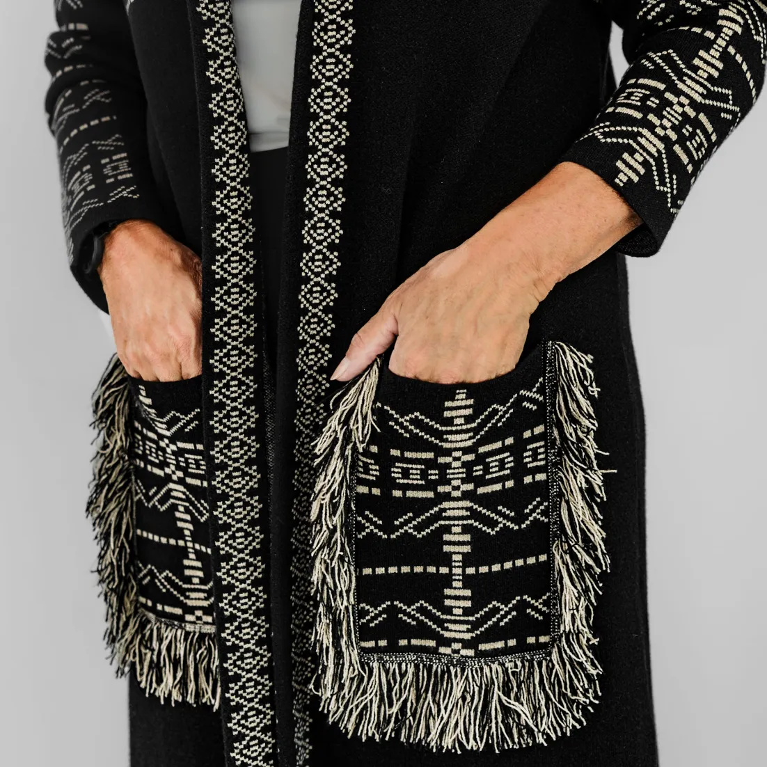 Nordic Fringe Cardi