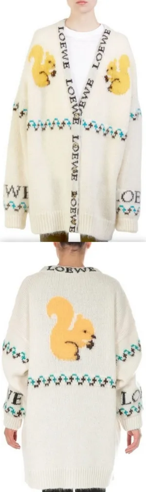 Oversized Squirrel Cardigan