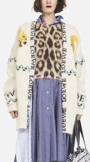 Oversized Squirrel Cardigan