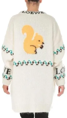 Oversized Squirrel Cardigan