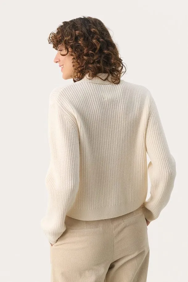 PART TWO LUCIANNA CARDIGAN BIRCH