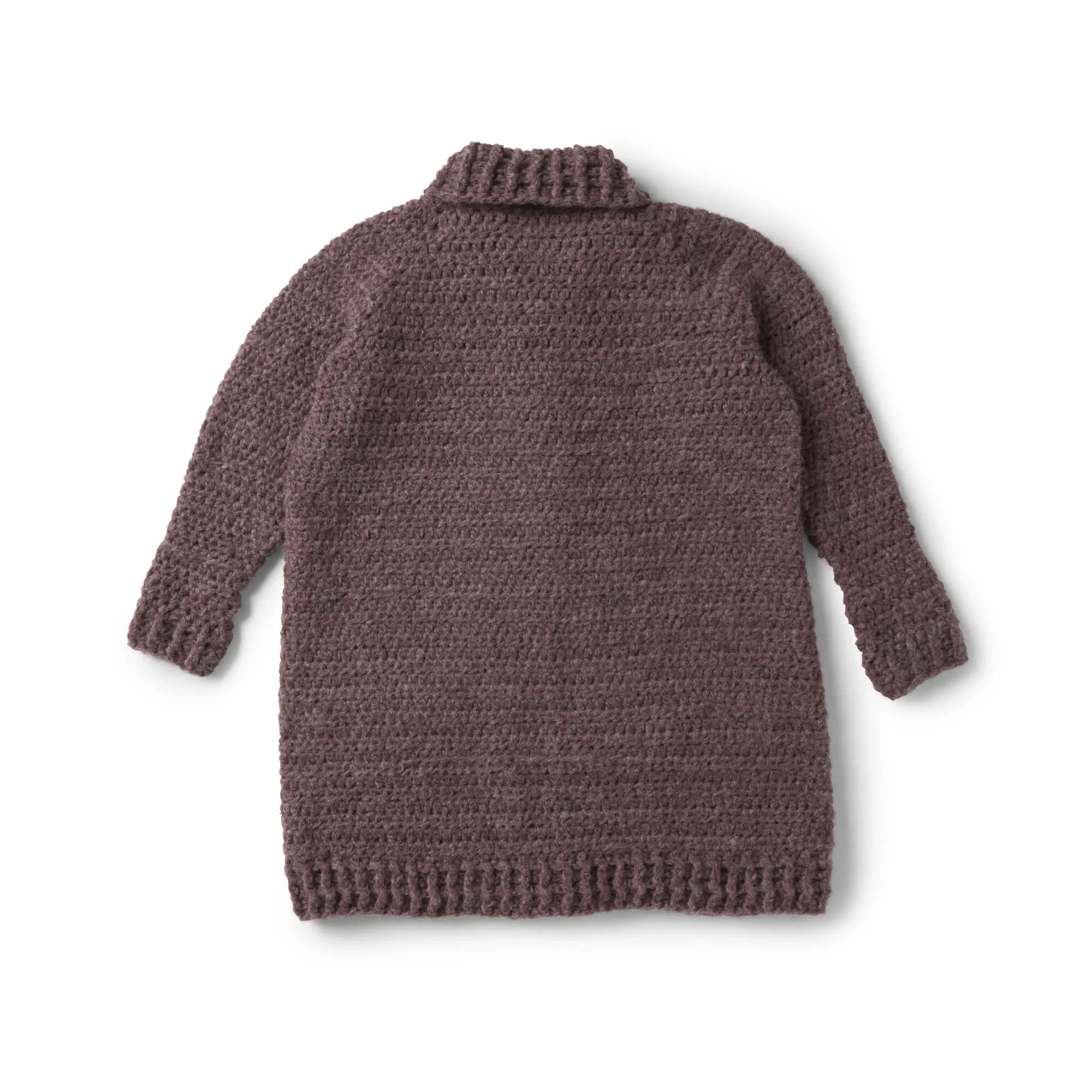 Patons Cozy Collar Crochet Cardigan