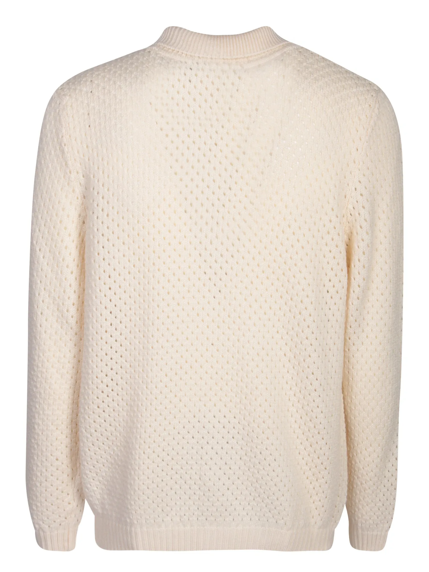 Perforated cardigan