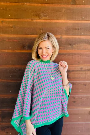 Pink Green Sweater