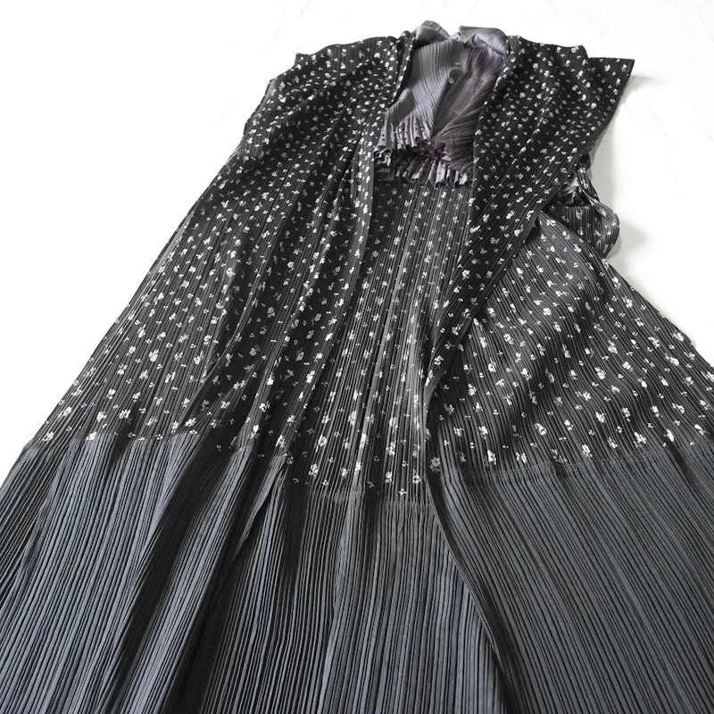 pleated two piece set