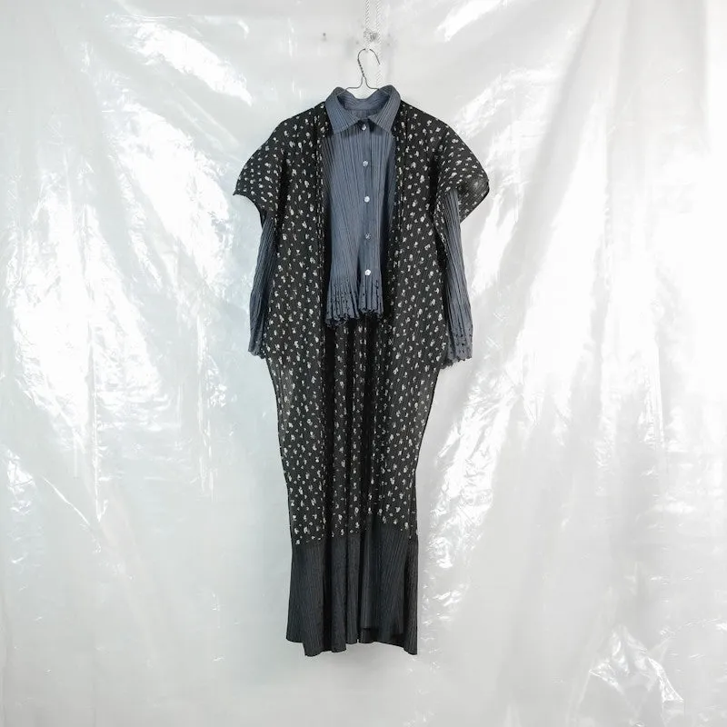 pleated two piece set