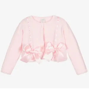 PRETTY ORIGINALS - Bow Cardigan  - Pink