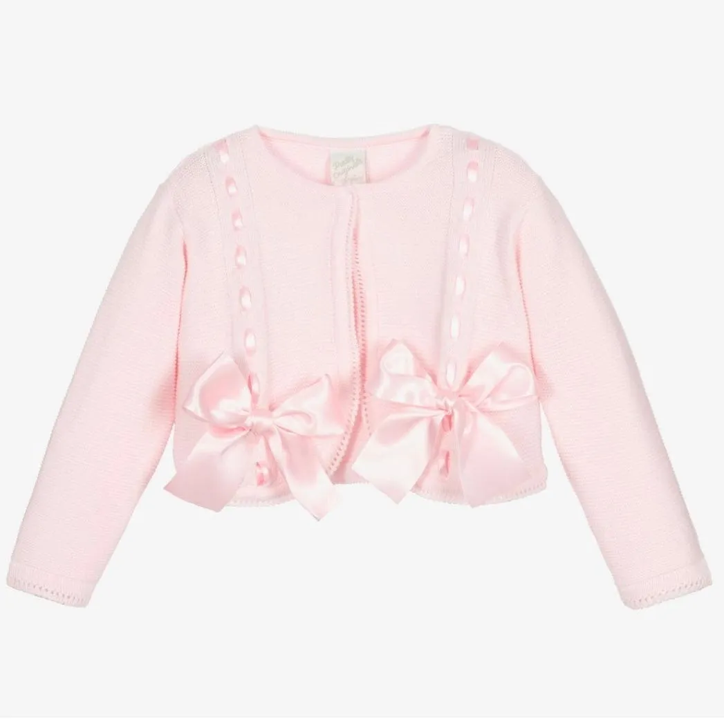PRETTY ORIGINALS - Bow Cardigan  - Pink