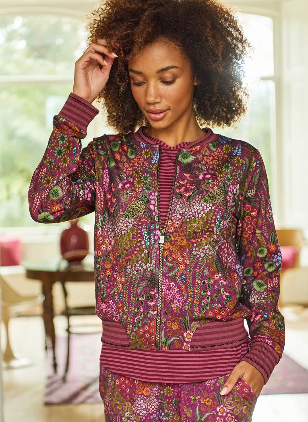 Querida Pink Nicos Zip Jacket