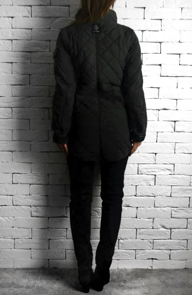 Quilted Jacket - Charcoal