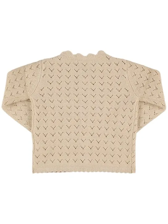 Quincy Mae   Organic cotton knit cardigan 