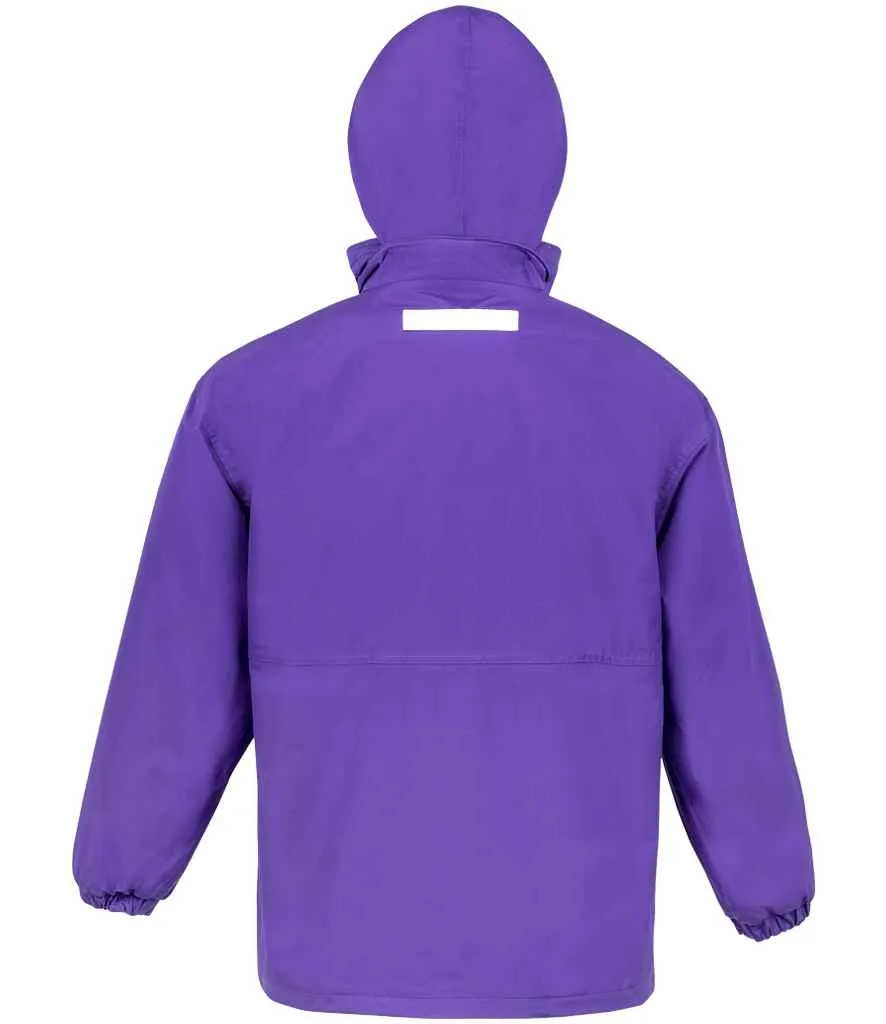 Result Fleece Lined StormDri 4000 Waterproof Jacket | Purple/Purple