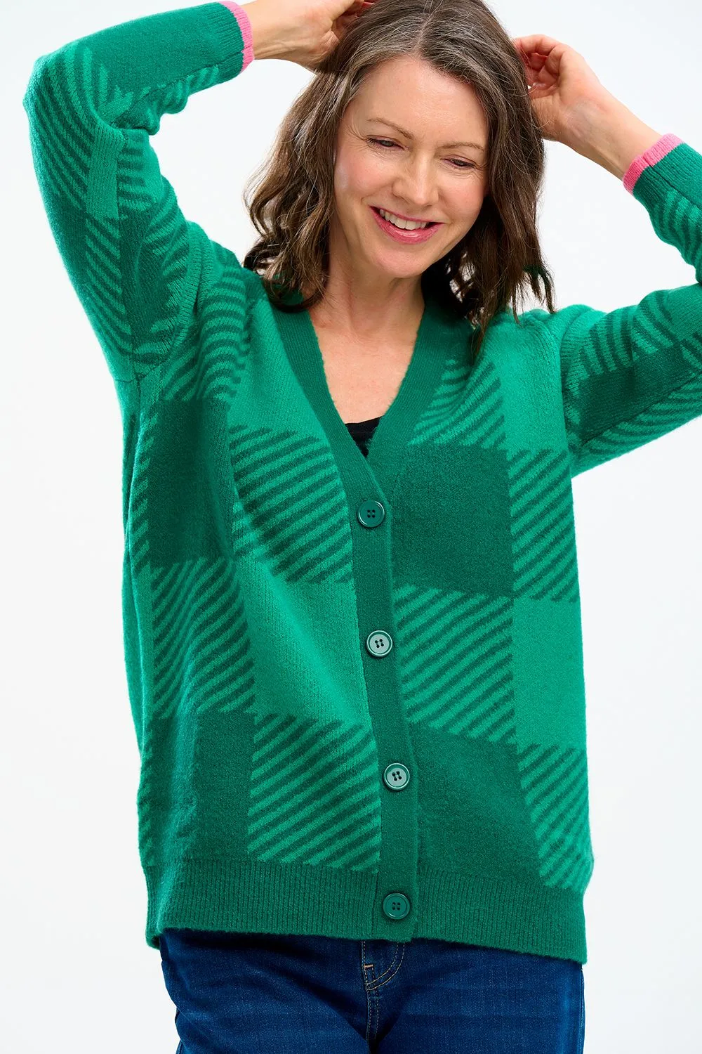RHEA CARDGIAN (GREEN)