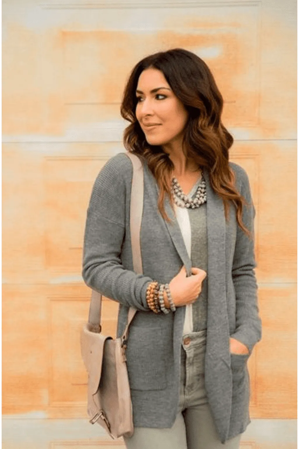 Ribbed Accent Cardigan