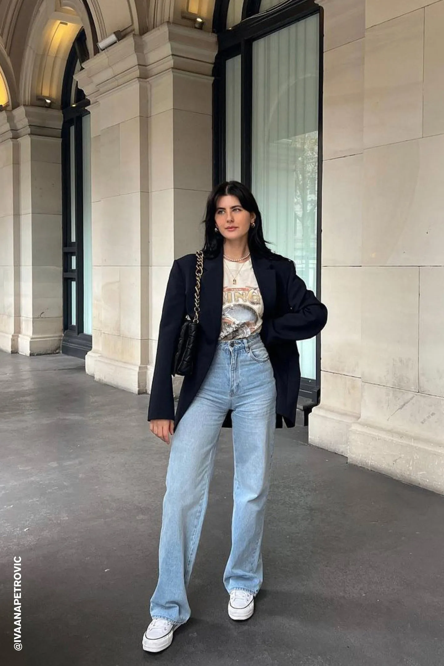 ROLLAS Heidi Wide Leg Jean - Old Stone