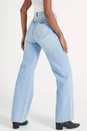 ROLLAS Heidi Wide Leg Jean - Old Stone