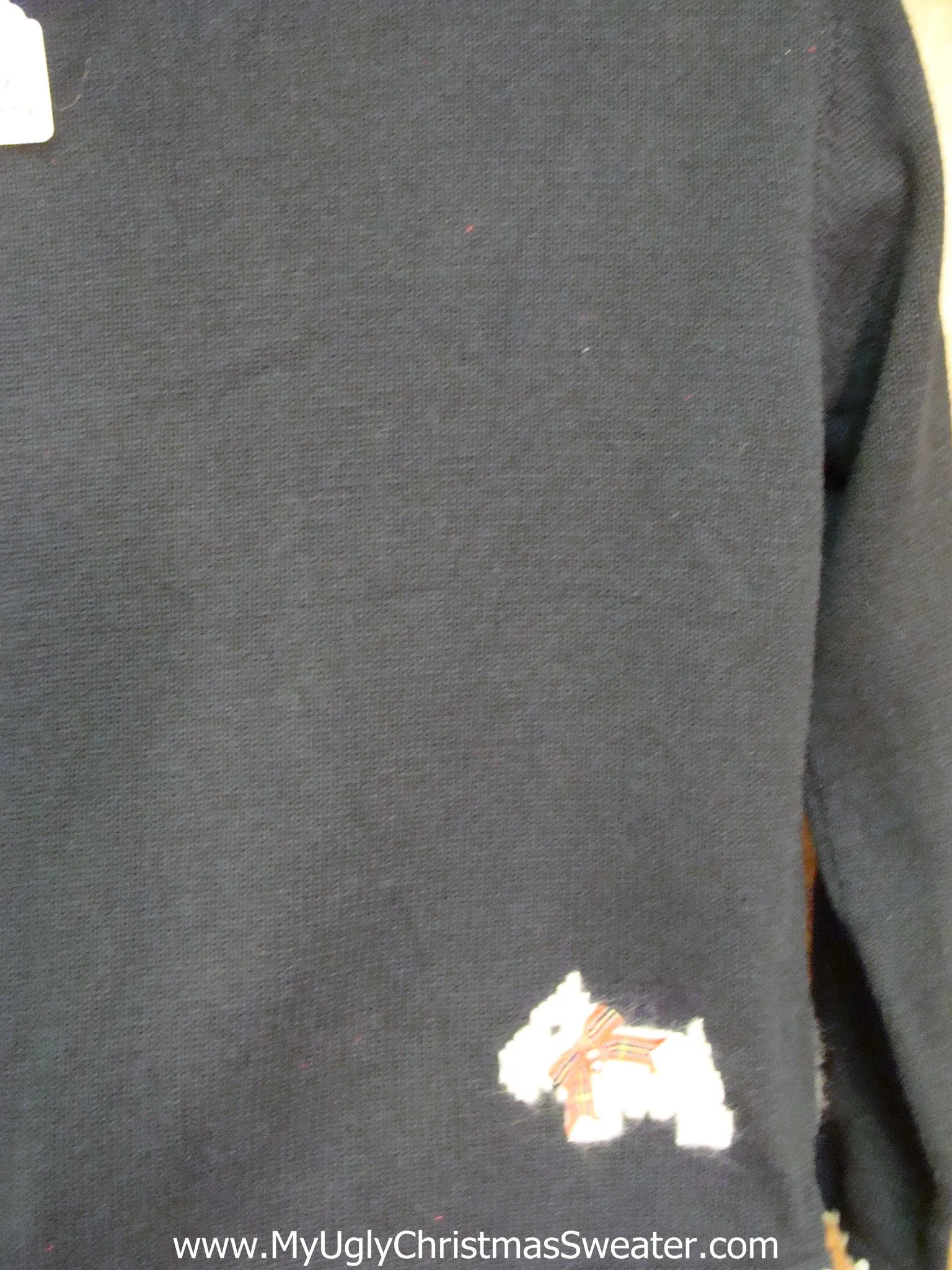 Scottie Westie Puppy Dogs Ugly Christmas Sweater Cardigan