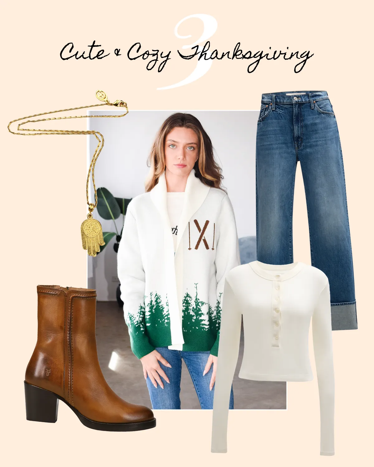 Ski Cardigan Cream