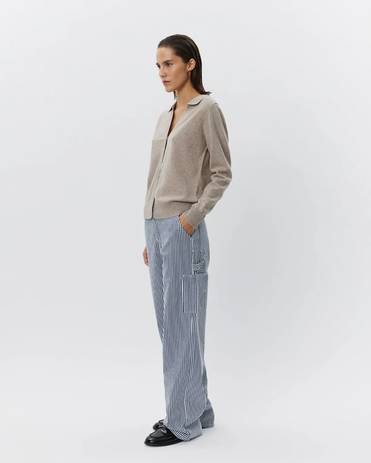 SKYLARSW CARDIGAN - Brown melange