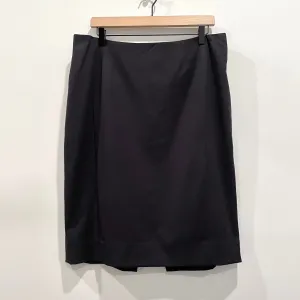 Slit Back Suit Skirt
