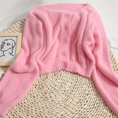 Soft Cozy Pastel Cardigan