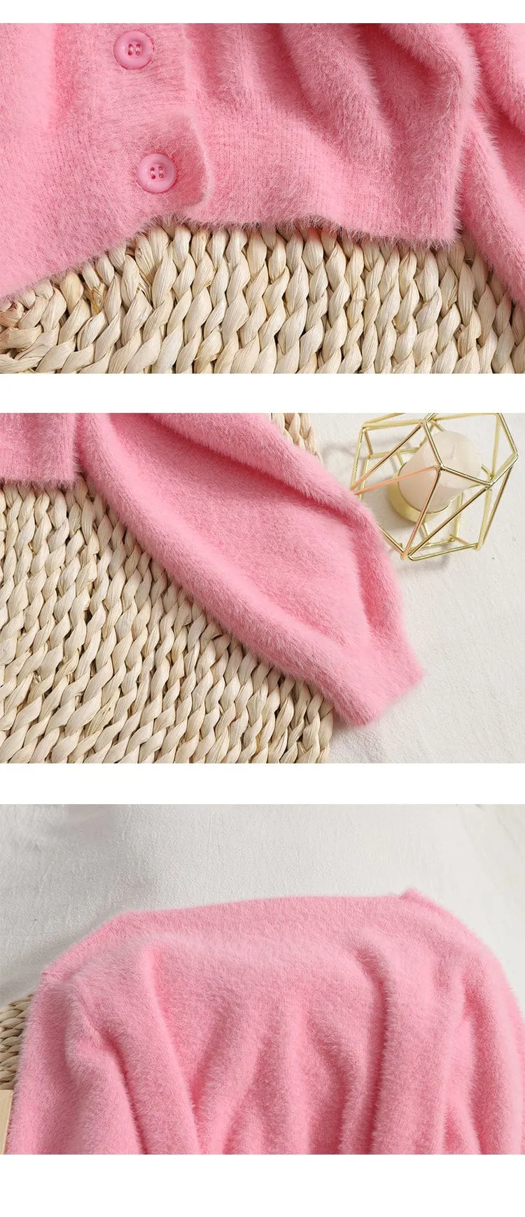 Soft Cozy Pastel Cardigan